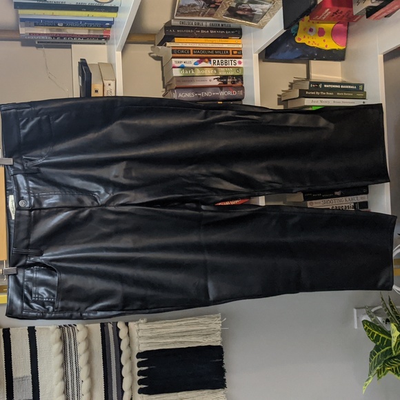 EUC Madewell vegan leather jeans - Picture 1 of 4
